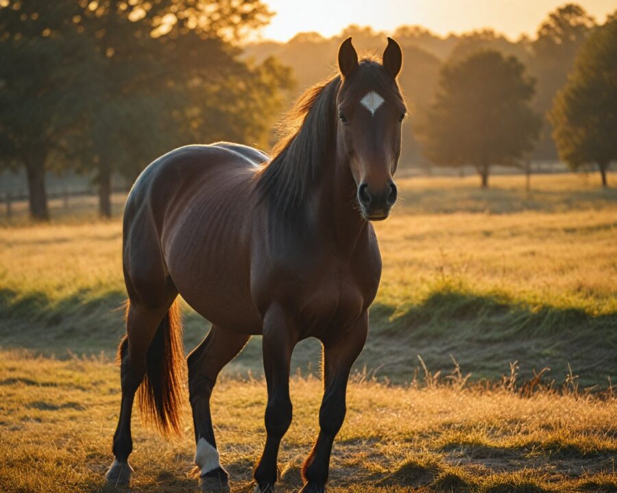 Como identificar um cavalo de raça Barb corretamente