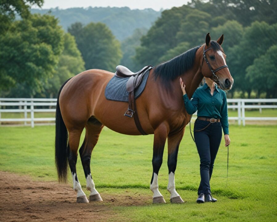 Como ensinar cavalos a respeitar o espaço do tratador