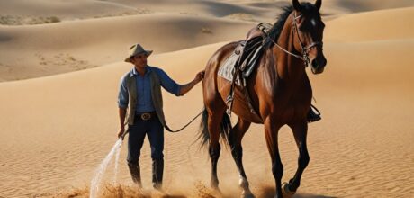 Cuidados essenciais com cavalos em climas desérticos