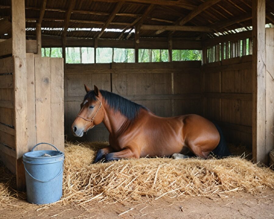 Como criar um espaço de descanso confortável para cavalos