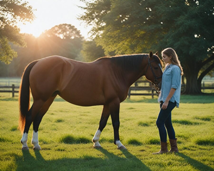 Como ajudar cavalos a superar traumas com humanos