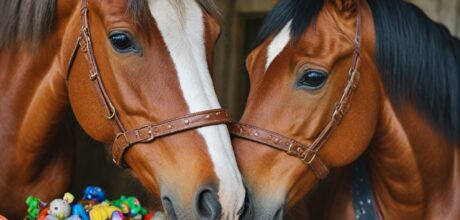 Como criar um sistema de enriquecimento ambiental para cavalos