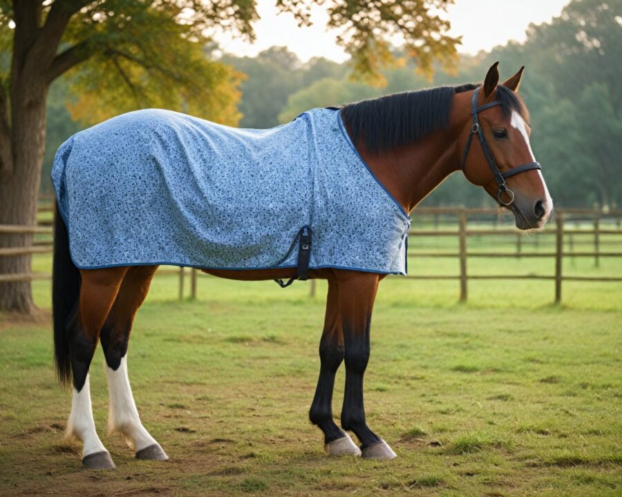 Tipos de mantas para cavalos com dorso sensível