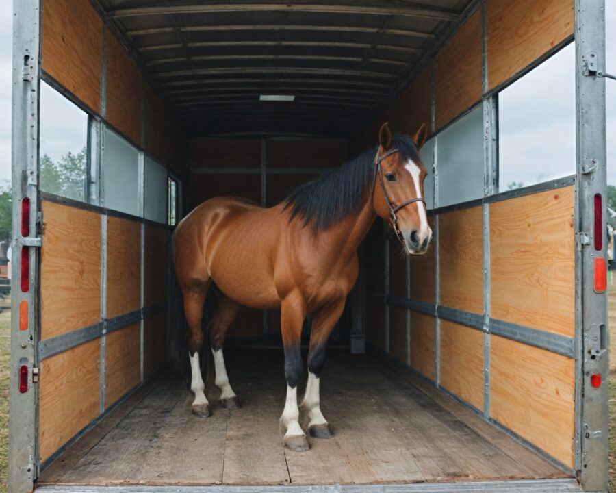 Como escolher fitas de proteção para transporte de cavalos