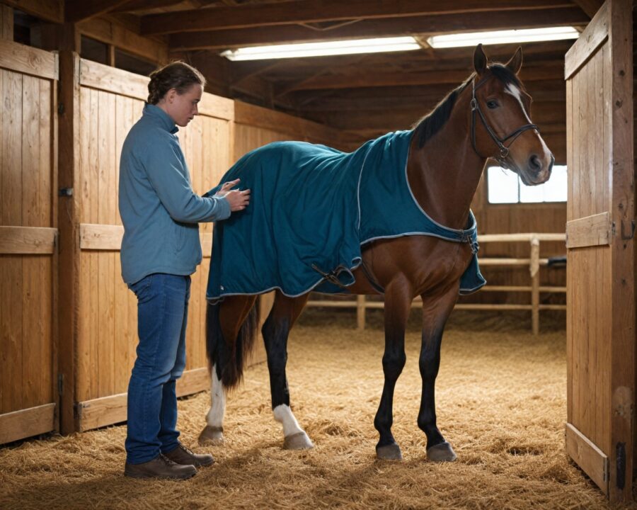Como escolher a manta de aquecimento ideal para cavalos