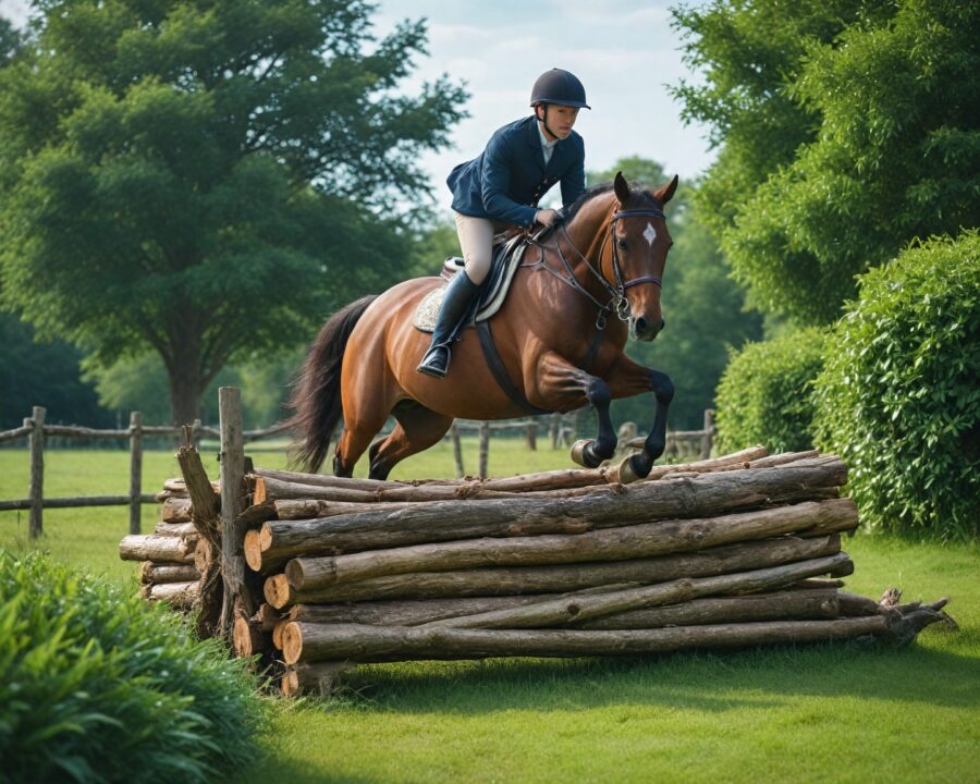 Como treinar cavalos para provas de obstáculos naturais