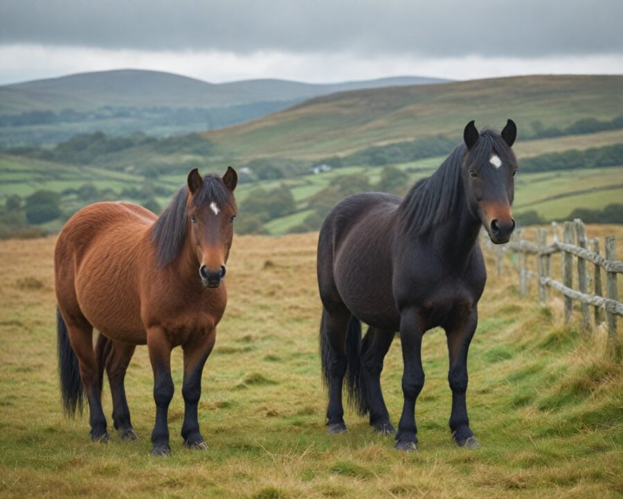 Como escolher entre um Exmoor Pony e Dartmoor Pony