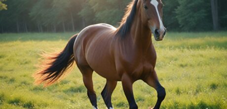 Características únicas do cavalo de raça racking horse