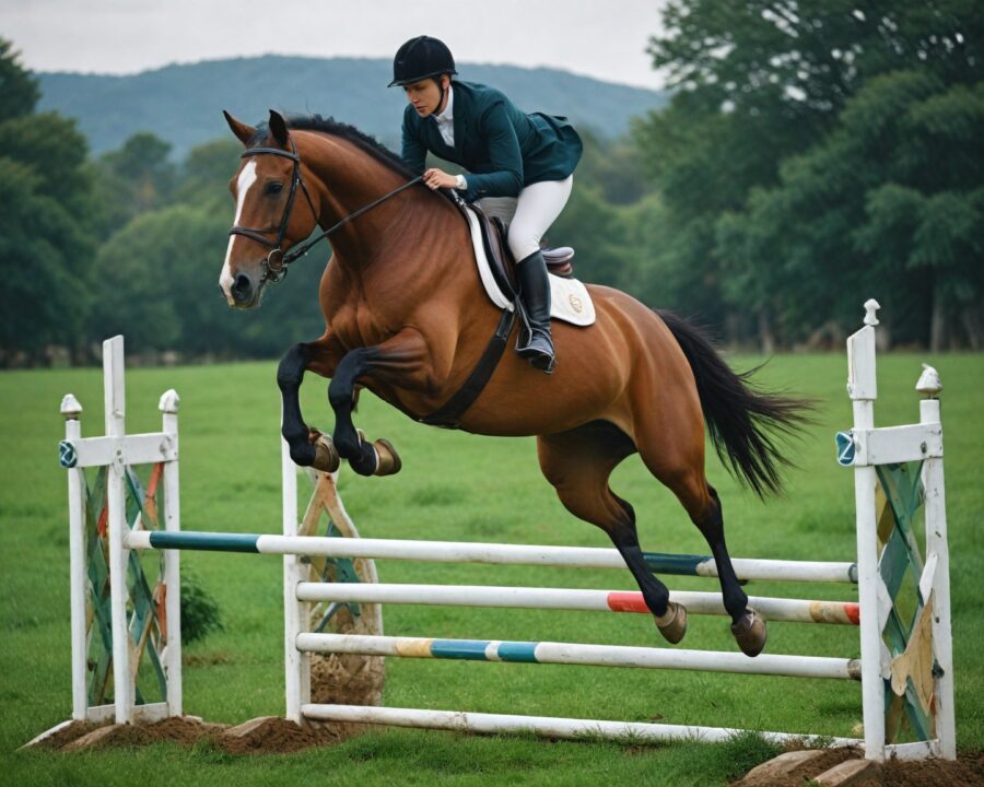 As melhores raças de cavalos para salto de obstáculos