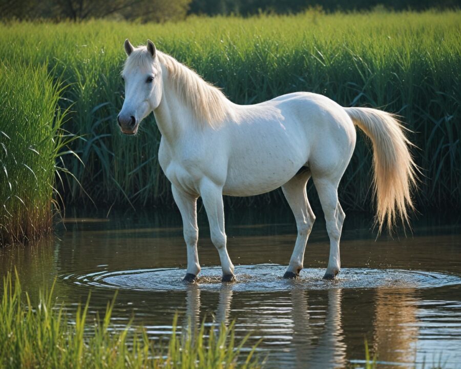 Características únicas dos cavalos de raça Camargue