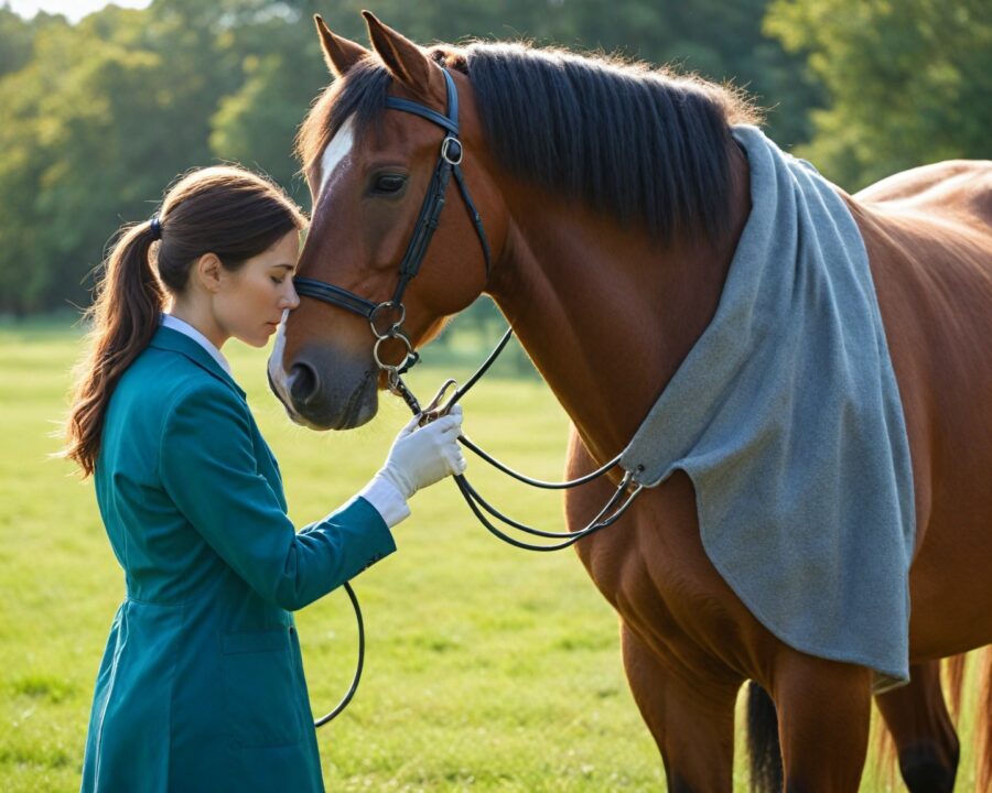 Tratamentos eficazes para problemas dermatológicos em cavalos