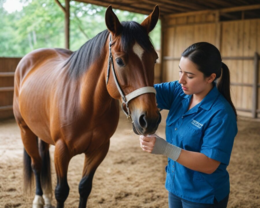 Como tratar cavalos com tendinites recorrentes de forma eficaz