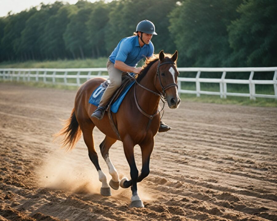Como treinar cavalos para provas de resistência em areia