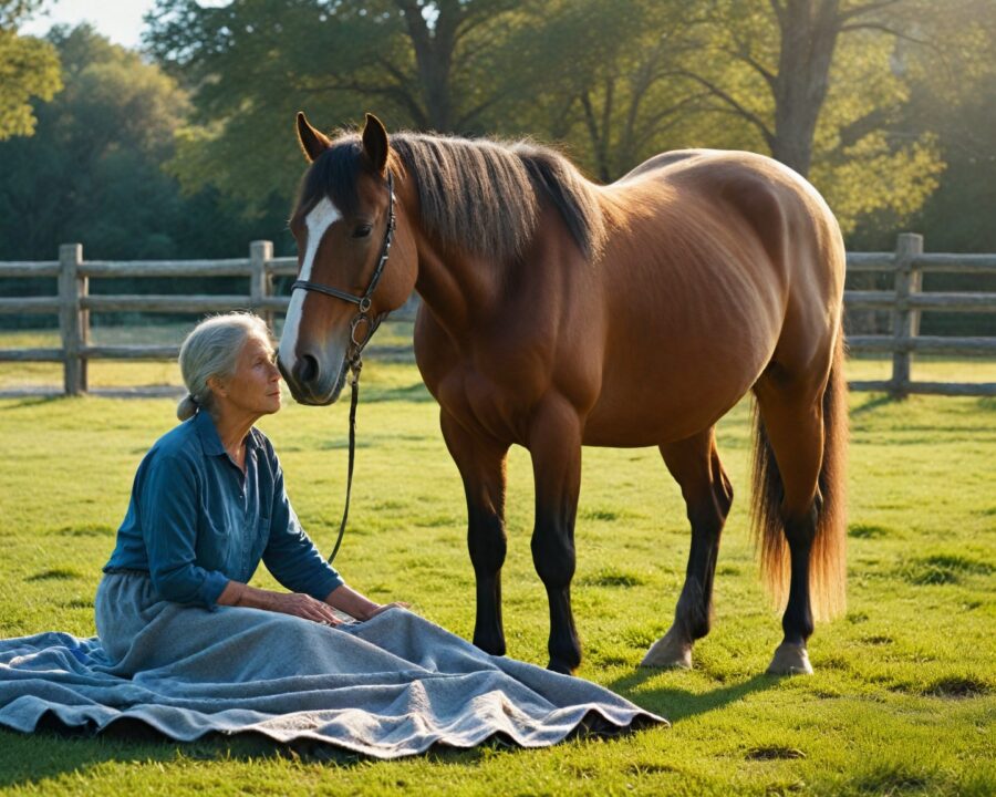 Cuidados essenciais para garantir o bem-estar de cavalos idosos