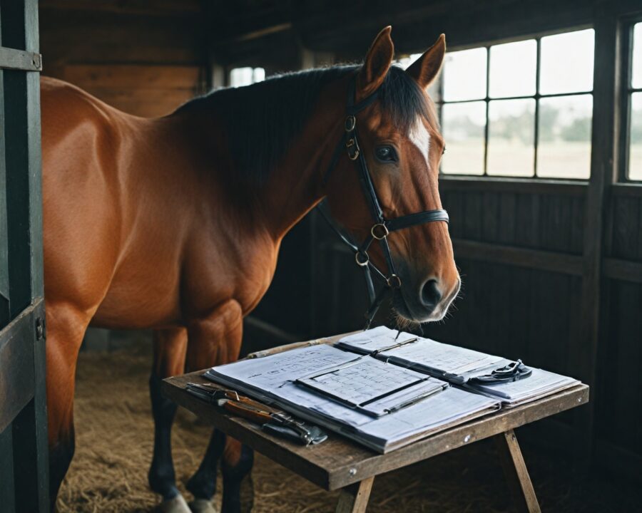Como criar um cronograma semanal eficiente para cuidados com cavalos