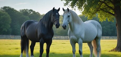 Diferenças entre cavalo Percheron e Shire: guia completo