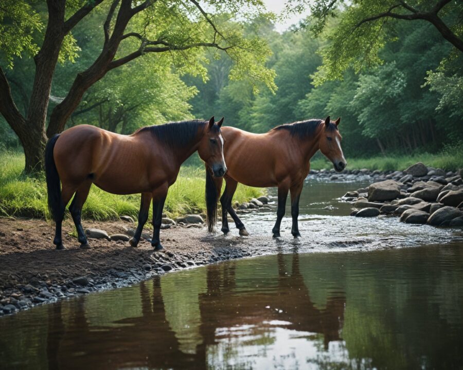 Como ajudar cavalos a superar o medo de água: guia prático