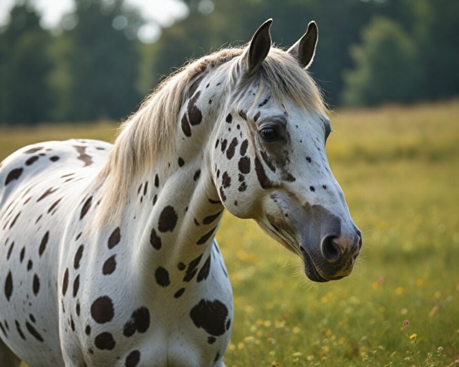 Como identificar as características únicas do cavalo Appaloosa