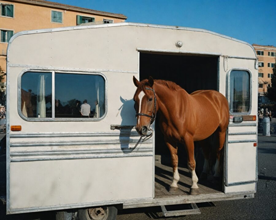 Como transportar cavalos em reboques com segurança e conforto