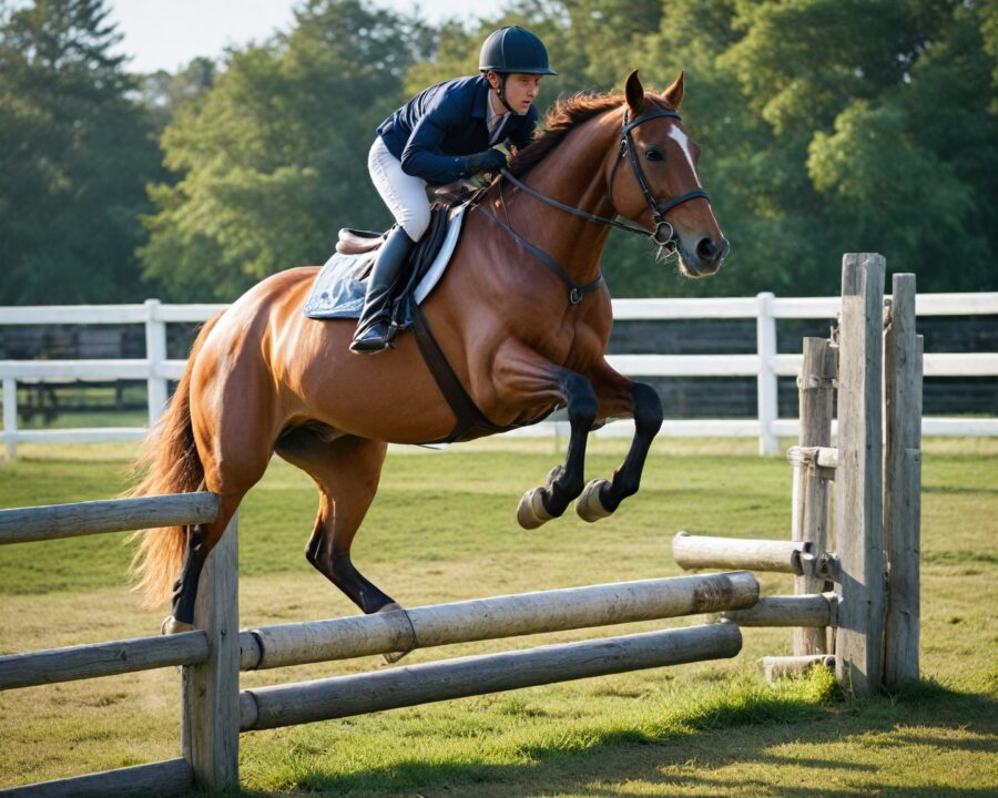 vantagens de usar protetores de membros em saltos equestres