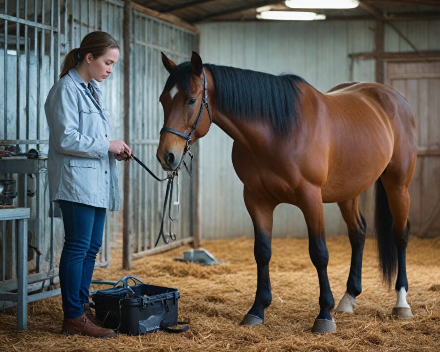 como reconhecer sintomas de doenças virais em cavalos