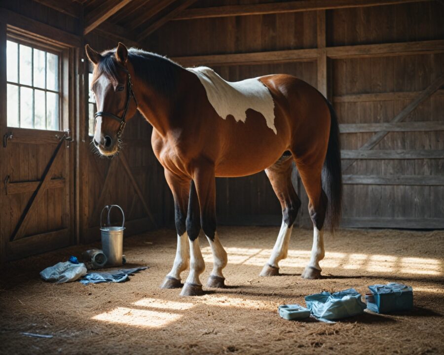 Como tratar feridas superficiais em cavalos: guia prático
