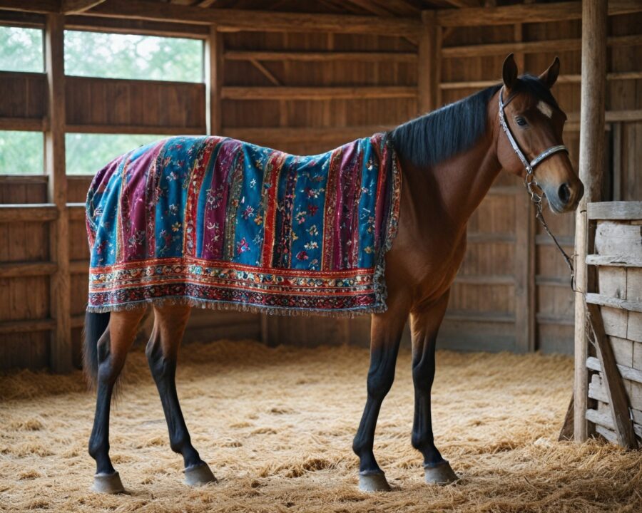 Como acostumar cavalos ao uso de cobertores: guia prático