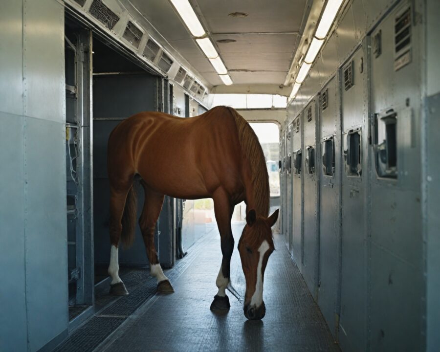 Cuidados essenciais para transporte aéreo seguro de cavalos