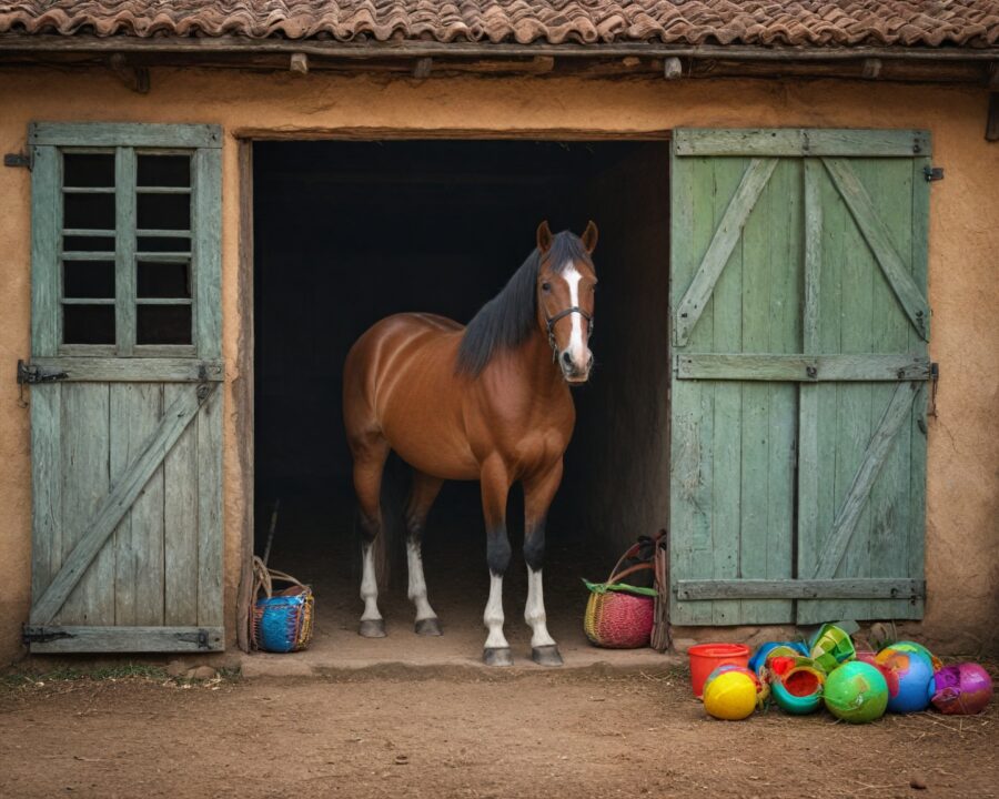 Como evitar o tédio em cavalos estabulados: estratégias eficazes