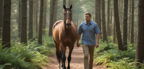 Como treinar cavalos para ficarem calmos em novas trilhas