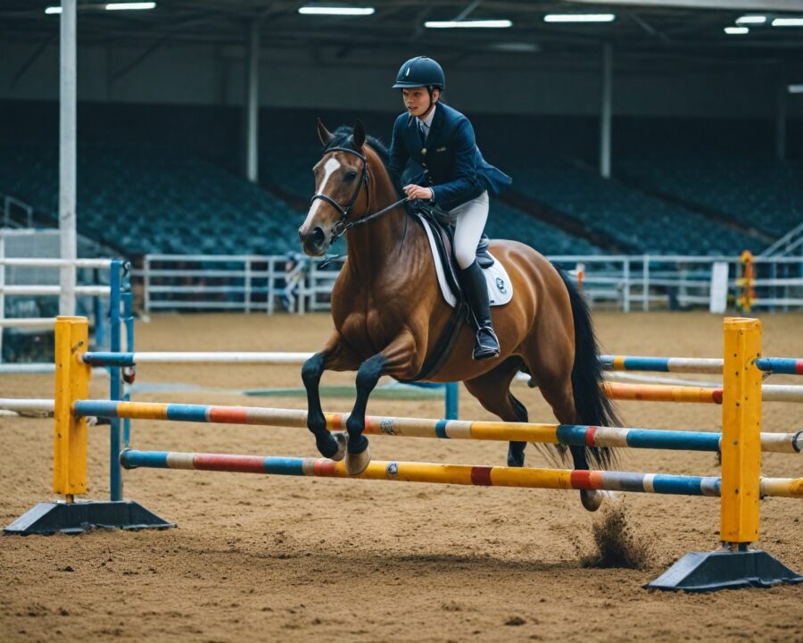 Técnicas eficazes de dessensibilização para cavalos de salto