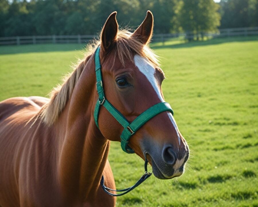 Vantagens das cabeçadas com testilhas acolchoadas para cavalos