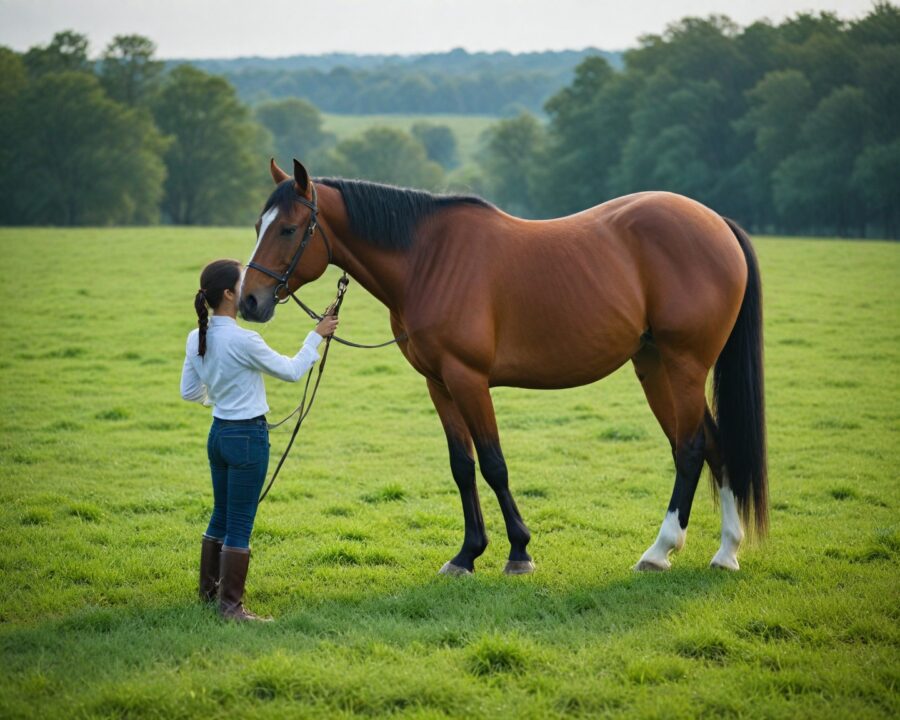 Como identificar um cavalo de raça Tennessee Walker