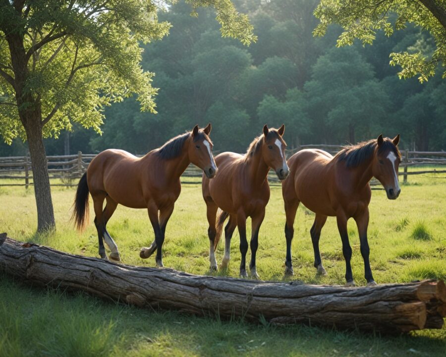 Como criar um ambiente enriquecido para o desenvolvimento de cavalos jovens