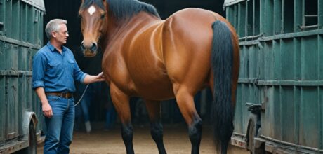 Como adaptar cavalos ao transporte em reboques com segurança