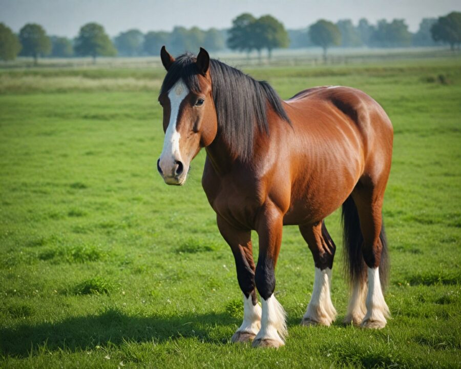 Características do cavalo Clydesdale: tudo sobre a raça