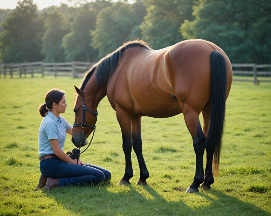 maneiras eficazes de reduzir o estresse em cavalos de competição