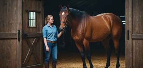 Como manejar cavalos durante tempestades e tempo ruim