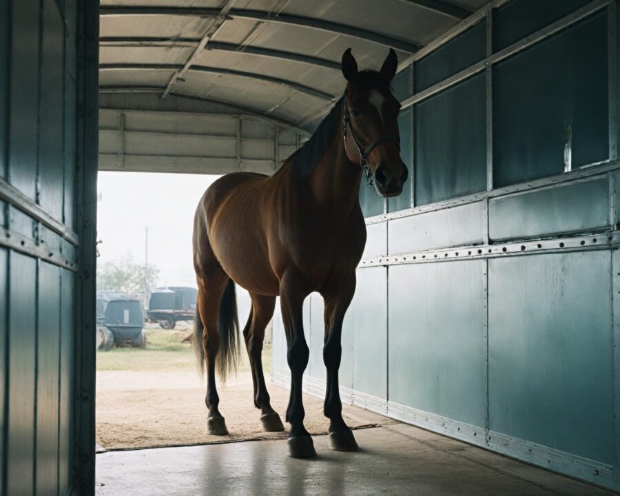 Como transportar cavalos com segurança em viagens longas