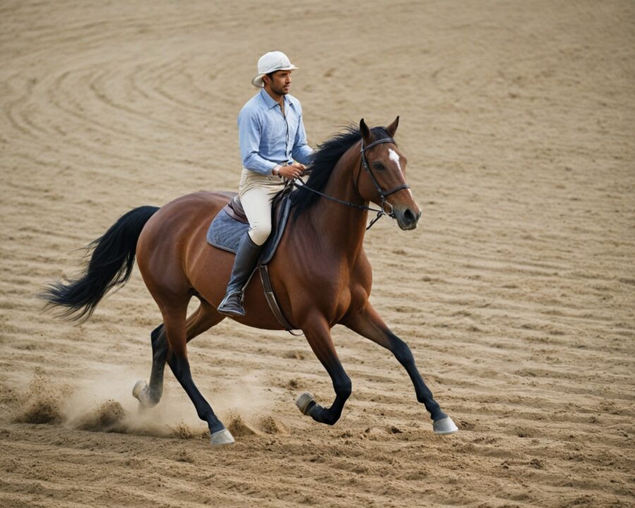 Por que o cavalo árabe é ideal para esportes equestres?