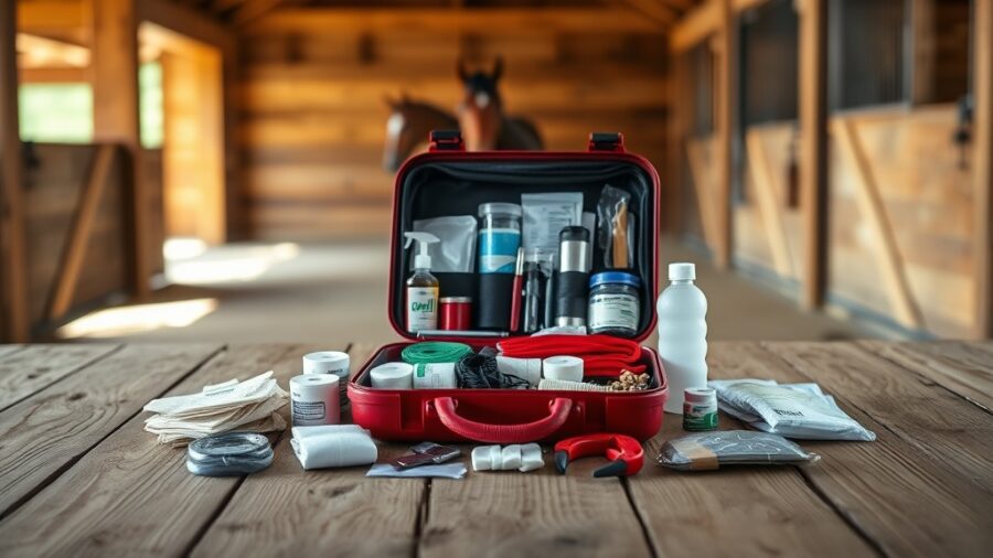Equipamento de Primeiros Socorros Equino: Guia Completo