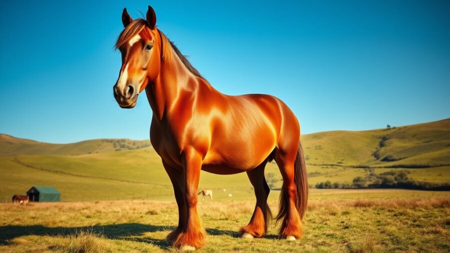 Raças de Cavalos Pesados Gigantes: Conheça as Melhores